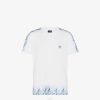Fendi hombres camiseta de punto 2LH8E1957 vestir blanco
