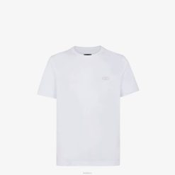 Fendi hombres camiseta de punto 2LH8E1982 vestir blanco