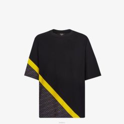 Fendi hombres camiseta de punto 2LH8E2016 vestir negro