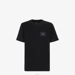 Fendi hombres camiseta de punto 2LH8E2059 vestir negro