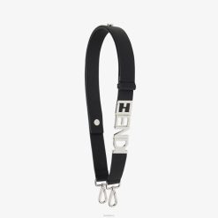 Fendi hombres correa de hombro de cuero 2LH8E2339 accesorios negro