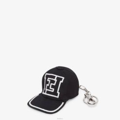 Fendi hombres encanto de tela 2LH8E2387 accesorios negro