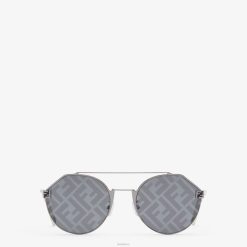 Fendi hombres gafas de sol de rutenio 2LH8E2495 accesorios gris