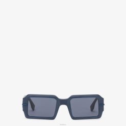 Fendi hombres gafas de sol graficas 2LH8E2369 accesorios azul