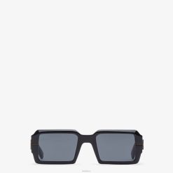 Fendi hombres gafas de sol graficas 2LH8E2484 accesorios negro