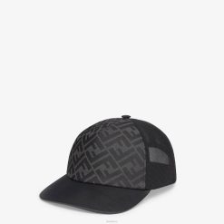 Fendi hombres gorra de béisbol de tela 2LH8E2390 accesorios gris