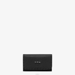 Fendi hombres llavero bolsa de cuero 2LH8E2573 accesorios negro
