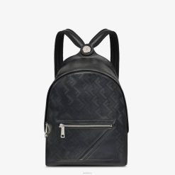 Fendi hombres mochila de cuero 2LH8E1798 accesorios negro