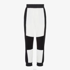 Fendi hombres pantalones de lana 2LH8E2106 vestir blanco