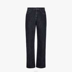 Fendi hombres pantalones de mezclilla 2LH8E1905 vestir azul