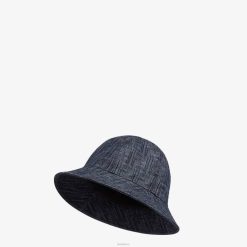 Fendi hombres sombrero de pescador de mezclilla 2LH8E2546 accesorios azul