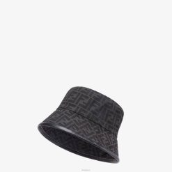 Fendi hombres sombrero de pescador de tela 2LH8E2491 accesorios negro