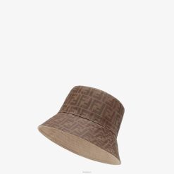 Fendi hombres sombrero de tela técnica 2LH8E2349 accesorios moda