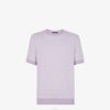 Fendi hombres suéter de lana lila 2LH8E1952 vestir púrpura