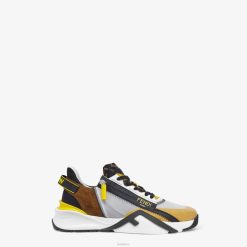 Fendi hombres zapatillas bajas de nailon 2LH8E2268 zapatos multicolor