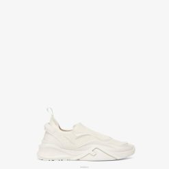 Fendi hombres zapatillas deportivas de malla 2LH8E2308 zapatos blanco