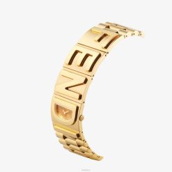 Fendi mujer 22,25 x 25 mm - reloj de pulsera con letras 2LH8E60 accesorios oro
