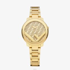 Fendi mujer 28 mm - reloj redondo con logo 2LH8E171 accesorios oro