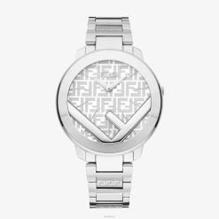 Fendi mujer 36 mm - reloj redondo con logo 2LH8E175 accesorios plata