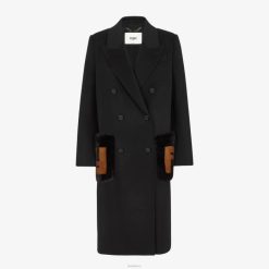 Fendi mujer abrigo de lana 2LH8E1256 vestir moda