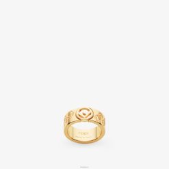 Fendi mujer anillo ff 2LH8E1765 joyas oro