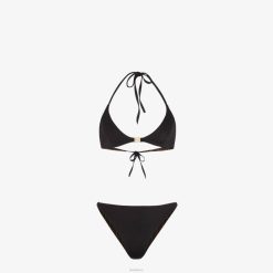Fendi mujer bikini de licra 2LH8E1073 vestir negro