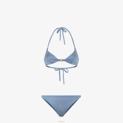 Fendi mujer bikini de licra 2LH8E1159 vestir azul