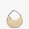 Fendi mujer bolsa de paja natural 2LH8E564 accesorios beige