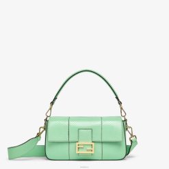 Fendi mujer bolsa de pitón 2LH8E721 accesorios verde
