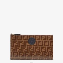 Fendi mujer bolsa de tela 2LH8E1589 accesorios marrón