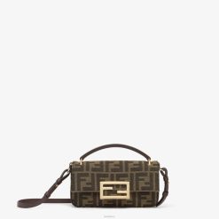 Fendi mujer bolsa de tela ff 2LH8E675 accesorios marrón