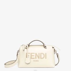 Fendi mujer bolso boston de cuero 2LH8E868 accesorios blanco