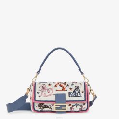 Fendi mujer bolso con bordado de astrología 2LH8E632 accesorios multicolor