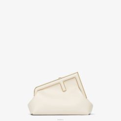 Fendi mujer bolso de cuero camelia 2LH8E853 accesorios blanco