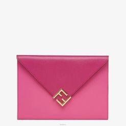 Fendi mujer bolso de cuero fucsia y bicolor 2LH8E1504 accesorios rosa