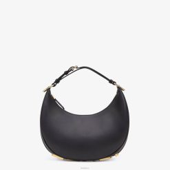 Fendi mujer bolso grafía pequeño de piel 2LH8E526 accesorios negro