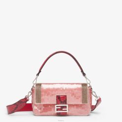 Fendi mujer bolso reedición en lentejuelas 2LH8E772 accesorios rosa