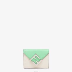 Fendi mujer cartera bicolor y piel 2LH8E1466 accesorios blanco