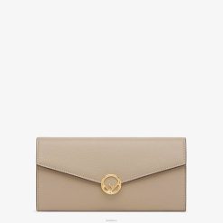 Fendi mujer cartera de cuero continental 2LH8E1449 accesorios marrón