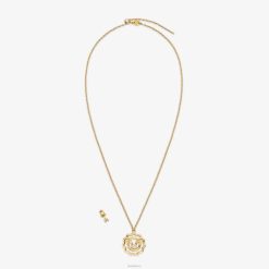 Fendi mujer conjunto leo 2LH8E1637 joyas oro