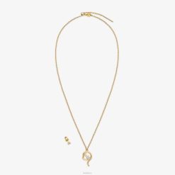 Fendi mujer conjunto virgo 2LH8E1638 joyas oro