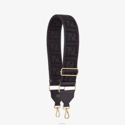 Fendi mujer correa de hombro de cinta 2LH8E376 accesorios negro