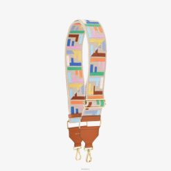 Fendi mujer correa de hombro de cinta 2LH8E379 accesorios beige