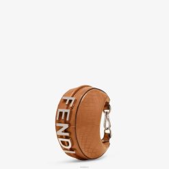 Fendi mujer dije de piel de cocodrilo 2LH8E254 accesorios marrón