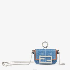 Fendi mujer encanto de mezclilla 2LH8E99 accesorios azul claro
