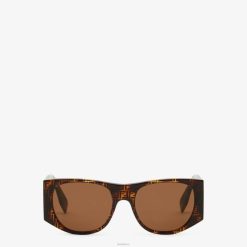 Fendi mujer gafas de sol de acetato habana 2LH8E2 accesorios negro