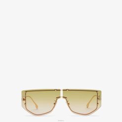 Fendi mujer gafas de sol protectoras con lentes degradadas de dos tonos 2LH8E205 accesorios moda