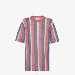 Fendi mujer jersey de crochet de algodón 2LH8E1030 vestir multicolor