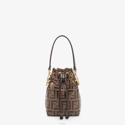 Fendi mujer mini bolso de cuero 2LH8E546 accesorios marrón