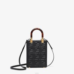 Fendi mujer mini bolso de cuero 2LH8E755 accesorios negro